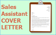 Good covering letter for sales assistant
